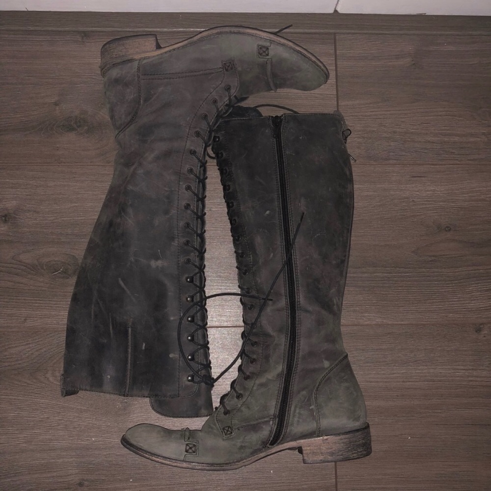 Charles David Lace up boots